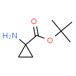 Cyclopropanecarboxylic acid, 1-amino-, 1,1-dimethylethyl ester structure