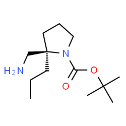 (2R)-2-(氨基甲基)-2-丙基吡咯烷-1-羧酸叔丁酯图片