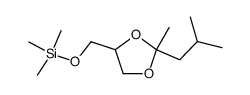 1,2-(iso-butylethylidene)-3-trimethylsilylglycerol Structure