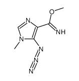 methyl 5-azido-1-methyl-1H-imidazole-4-carboximidate Structure