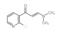 1-(2-Chloropyridin-3-yl)-3-(dimethylamino)prop-2-en-1-one结构式