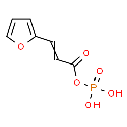 beta-(2-furyl)acryloyl phosphate结构式