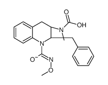 N-[(2R)-2-benzyl-1-(methoxycarbamoyl)-3,4-dihydro-2H-quinolin-3-yl]-N-methylcarbamate结构式