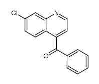 (7-chloroquinolin-4-yl)phenylmethanone结构式