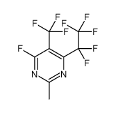 4-fluoro-2-methyl-6-(1,1,2,2,2-pentafluoroethyl)-5-(trifluoromethyl)pyrimidine结构式
