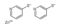 Zinc bis(3-pyridinethiolate) structure