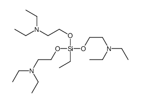 Tris[2-(diethylamino)ethoxy]ethylsilane结构式