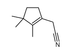 2,3,3-trimethylcyclopent-1-enylacetonitrile Structure