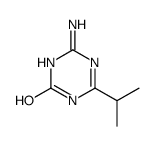 4-AMINO-6-ISOPROPYL-1,3,5-TRIAZIN-2-OL structure