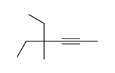 4-ethyl-4-methylhex-2-yne Structure