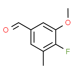 4-Fluoro-3-methoxy-5-methylbenzaldehyde Structure