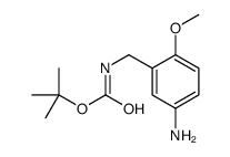 tert-Butyl 5-amino-2-methoxybenzylcarbamate structure