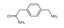 2-[4-(aminomethyl)phenyl]acetamide结构式
