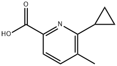 6-cyclopropyl-5-methylpicolinic acid图片