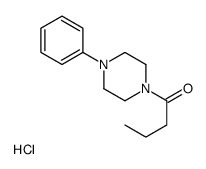 Piperazine, 1-butyryl-4-phenyl-, hydrochloride结构式