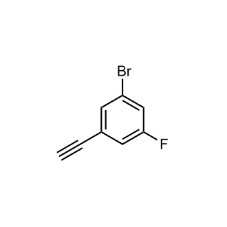1-Bromo-3-ethynyl-5-fluorobenzene Structure