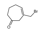 3-(bromomethyl)cyclohept-3-en-1-one Structure