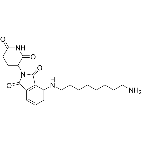 Thalidomide-NH-C8-NH2 Structure