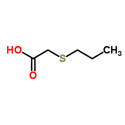 (Propylsulfanyl)acetic acid structure