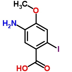 5-Amino-2-iodo-4-methoxybenzoic acid结构式