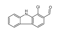 1-chloro-9H-carbazole-2-carbaldehyde Structure