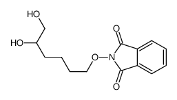 2-(5,6-dihydroxyhexoxy)isoindole-1,3-dione Structure