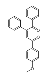 4-p-Anisyl-1,2-diphenyl-2-buten-1,4-dion结构式