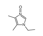 1H-Imidazole,1-ethyl-4,5-dimethyl-,3-oxide(9CI) structure