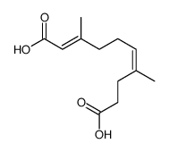 3,7-dimethyldeca-2,6-dienedioic acid Structure