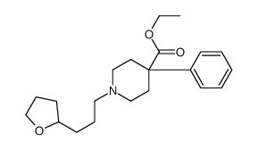 ethyl 1-[3-(oxolan-2-yl)propyl]-4-phenylpiperidine-4-carboxylate Structure