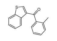 1-benzothiophen-3-yl-(2-methylphenyl)methanone结构式