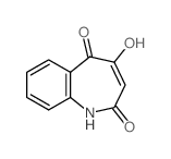 1H-1-Benzazepine-2,5-dione,4-hydroxy-结构式