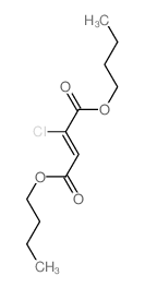2-Butenedioic acid,2-chloro-, dibutyl ester, (Z)- (9CI) Structure