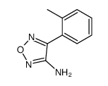 4-(2-methylphenyl)-1,2,5-oxadiazol-3-amine结构式