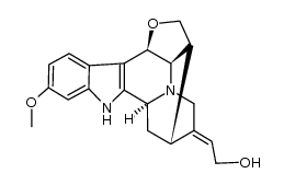 (16S)-6β,17-epoxy-11-methoxy-sarpagan-18-ol Structure