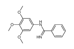 N-(3,4,5-Trimethoxyphenyl)benzamidine结构式