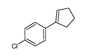 1-chloro-4-(cyclopenten-1-yl)benzene Structure