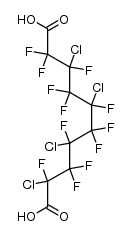 2,4,6,8-tetrachloro-dodecafluoro-decanedioic acid Structure