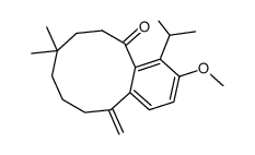 13-Methoxy-5,10-secototaratetraen-8,10(20),11,13-on-7结构式