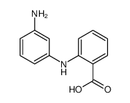 2-[(3-Aminophenyl)amino]benzoic acid Structure