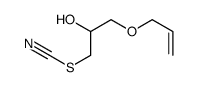 (2-hydroxy-3-prop-2-enoxypropyl) thiocyanate结构式