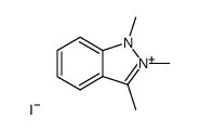 1,2,3-trimethyl-indazolium, iodide Structure