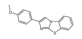 2-(4-methoxyphenyl)benzo[d]imidazo[2,1-b]thiazole结构式