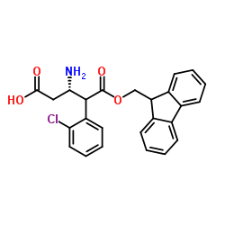 Fmoc-(S)-3-氨基-4-(2-氯苯基)-丁酸图片