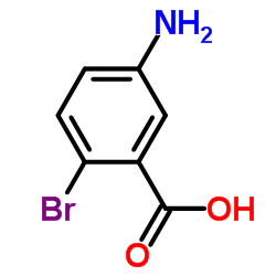 5-氨基-2-溴苯甲酸结构式