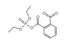 o-Nitro-benzoyl-diaethylphosphat Structure