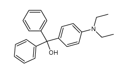 p-Diethylaminophenyl-diphenyl-carbinol Structure