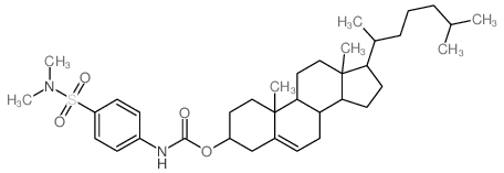 Cholesterol,p-(dimethylsulfamoyl)carbanilate (8CI)结构式