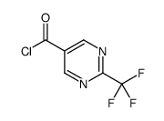 2-(TRIFLUOROMETHYL)PYRIMIDINE-5-CARBONYL CHLORIDE Structure