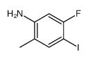 5-氟-4-碘-2-甲基苯胺结构式